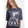 thumbnail image 4 of No Boundaries Beatles Abbey Road Graphic Boyfriend Tee, Women's Sizes XXS-XXL, 4 of 5