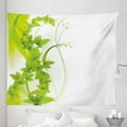 thumbnail image 1 of Green Tapestry, Blossoming Flowers Natural Fantasy Theme Abstract Botanical Garden Design, Fabric Wall Hanging Decor for Bedroom Living Room Dorm, 5 Sizes, Apple Green White, by Ambesonne, 1 of 1