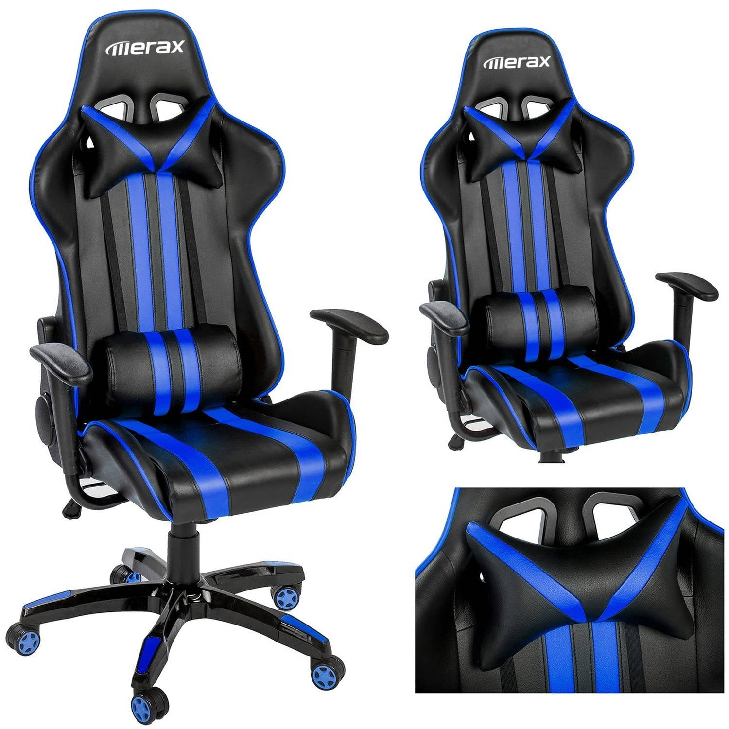 Merax Racing Style Gaming Chair Executive Swivel Leather Office Merax Racing Style Gaming Chair Executive Swivel Leather Office Com