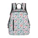 thumbnail image 1 of Balery Colorful Shark Mochila ligera para hombre y mujer: duradera e impermeable, ideal para la escuela, el trabajo, viajes y uso diario., 1 of 7