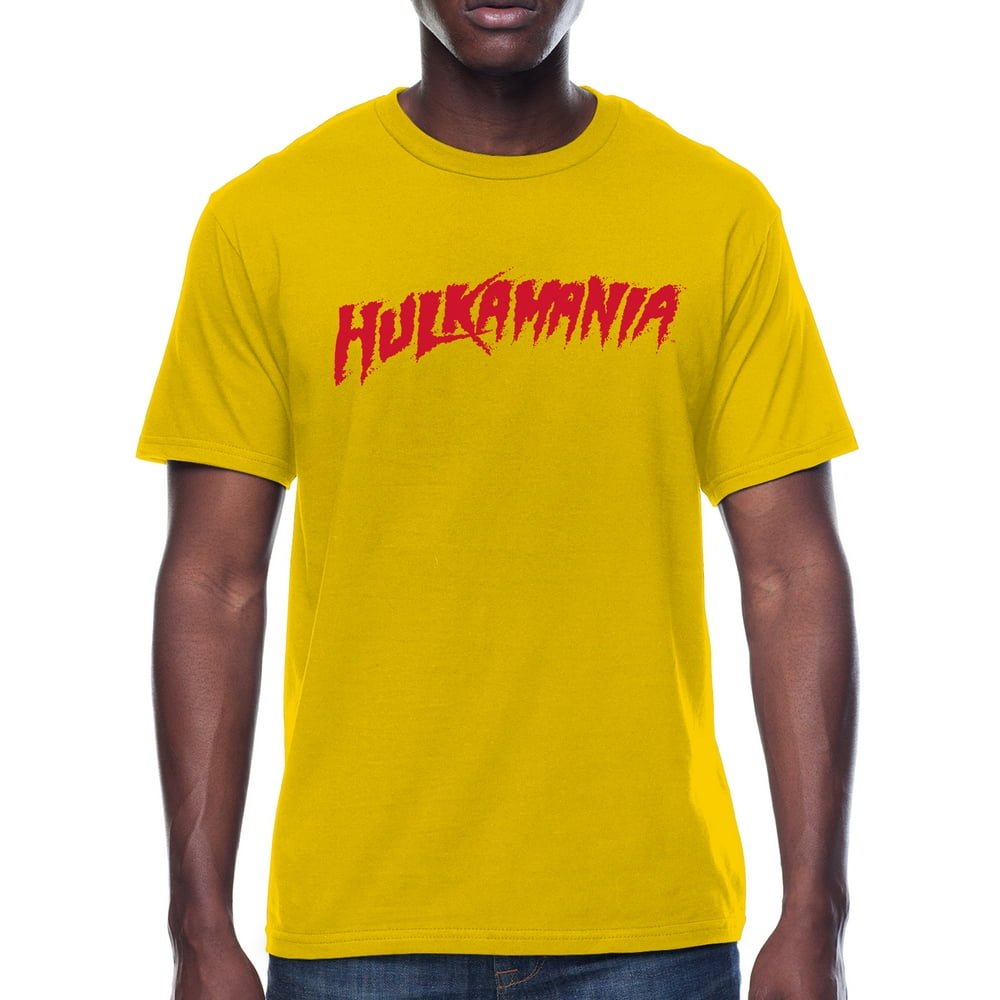 Hulk Hogan - WWE Hulkamania Men's Graphic T-Shirt - Walmart.com ...