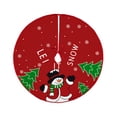 thumbnail image 1 of Santa Claus Tree Skirt Creative Printing Christmas Tree Bottom Decoration Christmas Tree Skirt, 1 of 8