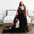 thumbnail image 4 of Cyndis Lauper Blanket Throw Bedding Room Decor Flannel Blankets for Bed Sofa Warm Blankets 40"x30", 4 of 6