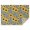 Sunflower and Outline, variant on Sunflower and Flower White Pattern Rectangle Tablecloth 60"x120", Waterproof Polyester Wipeable Spillproof Table Cover for Dining Camping Indoor and Outdoor Use