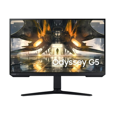 Samsung Odyssey G5 S27AG500PN - LED monitor - 27" - 2560 x 1440 QHD @ 165 Hz - IPS - 350 cd/m?????? - 1000:1 - HDR10 - 1 ms - HDMI, DisplayPort - black