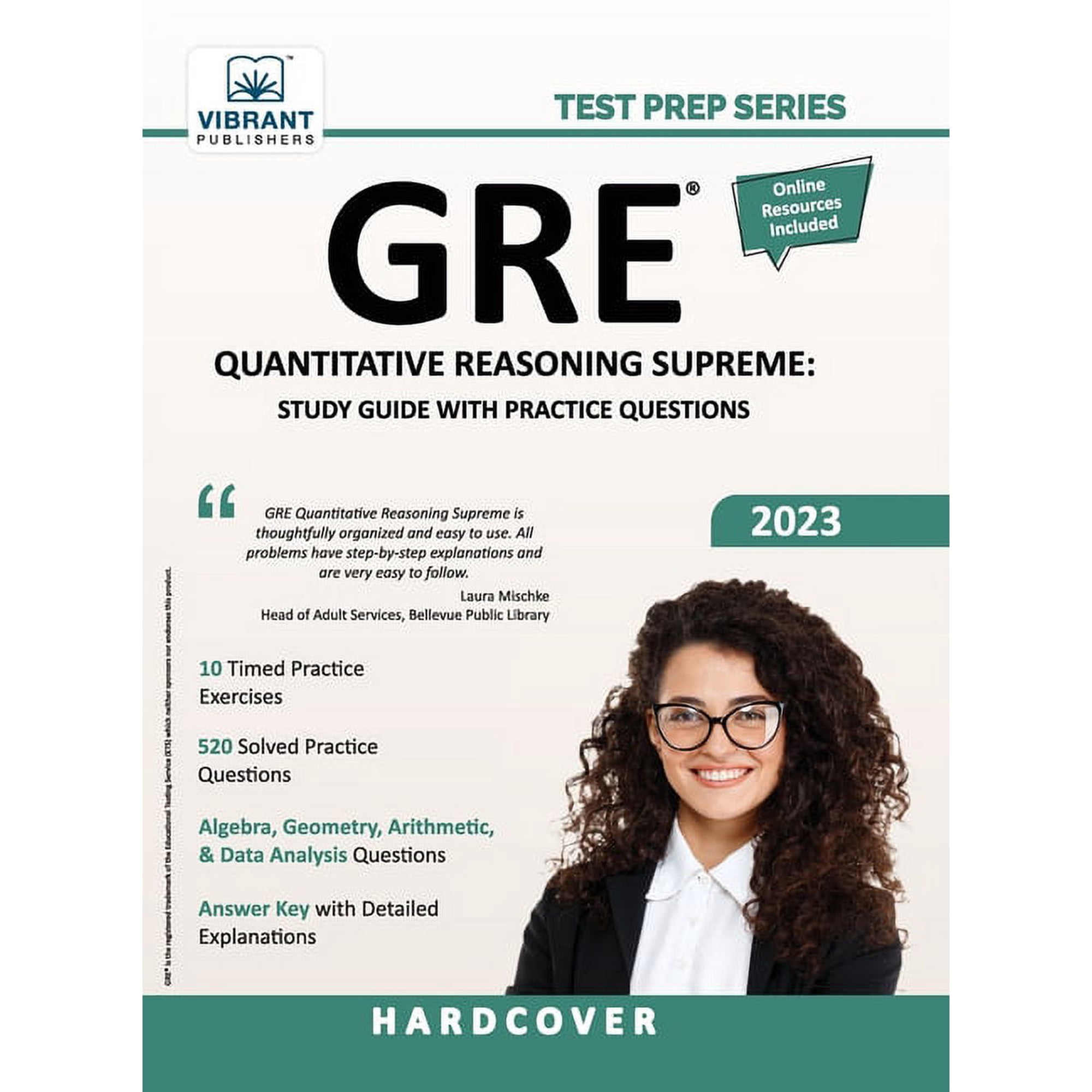 Test Prep GRE Quantitative Reasoning Supreme: Study Guide with Practice Questions (Hardcover)