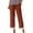 Coffee, variant on Wide Leg Pants for Women Flowy Palazzo Drawstring Elastic Waist Trousers with Pockets Summer Beach Vacation Clothes Coffee,S