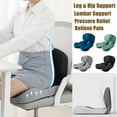thumbnail image 2 of Back and Seat Cushion, Soothe+ Seat Cushion for Tailbone Pain Relief, Memory Foam L-Shaped Integrated Seat Cushions, Lumbar & Lower Back Support for Office Chair, Car, 2 of 8