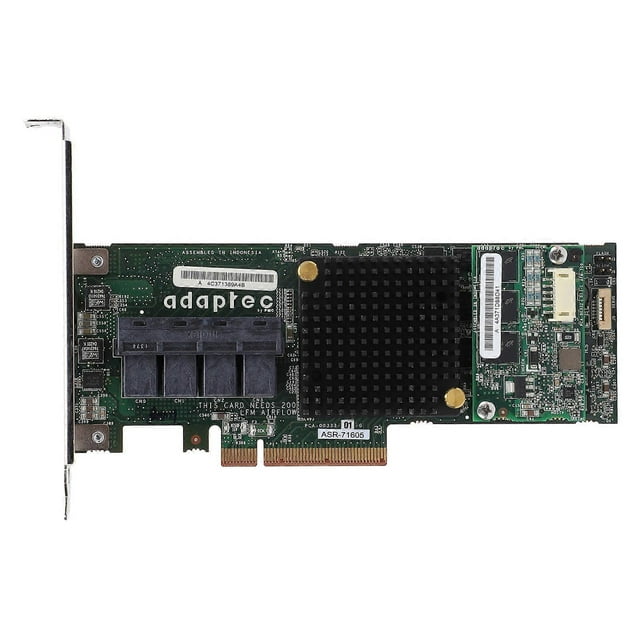 Carte contrôleur RAID SAS 8643 hautes performances ASR 71605, 1 Go de cache, 6 Go de stockage PCIe X8, 4 ports