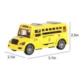 thumbnail image 3 of MeetYTOYS Christmas Clearance Yellow School Bus Toy for Kids, 5 Inch Pull Back Car Toy Vehicles, Birthday Gift for Boys and Girls, 3 of 8