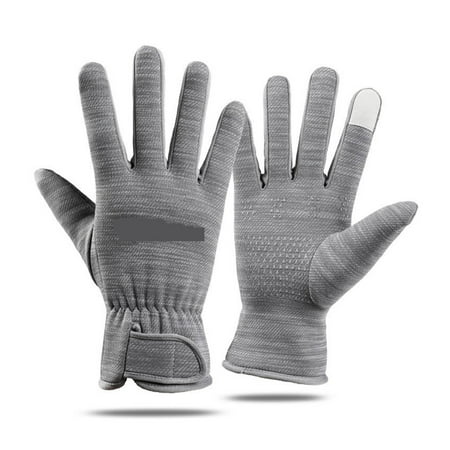 

Winter Waterproof Cycling Gloves Outdoor Sports Running Motorcycle Ski Touch Screen Ice Silk Gloves Non-slip Warm Full Fingers Suitable For Hiking Driving Climbing Riding Skiing -------- Secure Fit