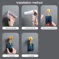 thumbnail image 4 of Amdohai Shower Head Holder 360° Rotating Hose Base Adjustable Bracket Punch-free Bathroom Accessory, 4 of 8