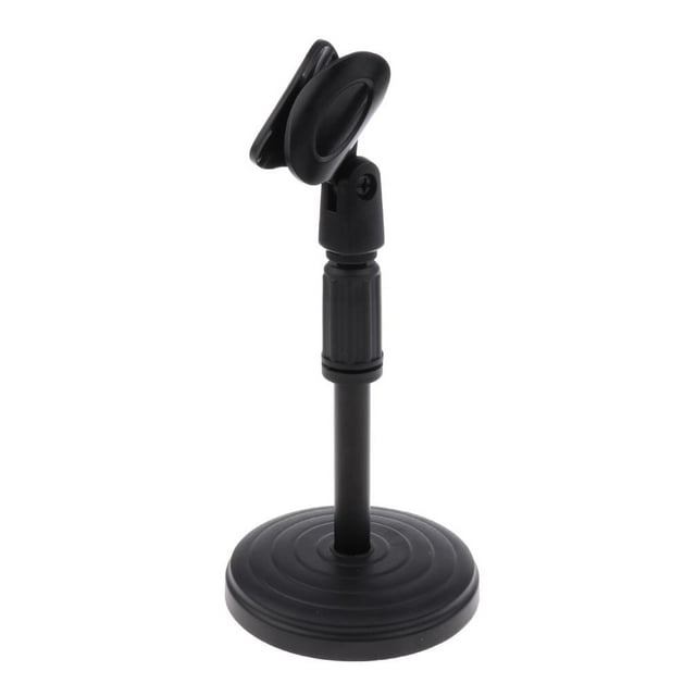 Soporte de micrófono de escritorio de aleación de aluminio, soporte de Clip de mesa desmontable Yuyangstore Soporte para micrófono de sobremesa