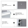 thumbnail image 4 of MasteelfCA Office Suggestion Box Letter Box Metal Mailbox Cards Post Box for School Office, 4 of 7