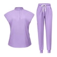 thumbnail image 2 of Conjunto de uniforme femenino para fregar, ropa de trabajo de enfermería para peluquero de mascotas de cosmetología SPA XL, 2 of 10