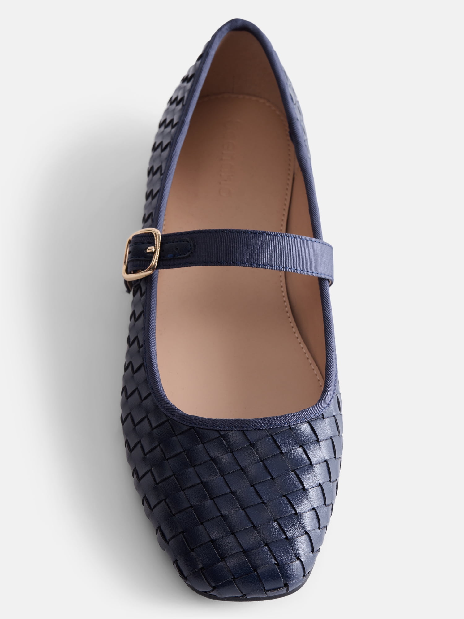 Scenario Women's Woven Mary Jane Flats