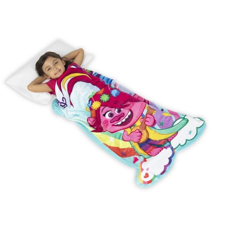 Trolls Poppy Cuddle Up Slumber Pal, Kids Sleeping Bag, Fun Nap