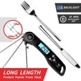 thumbnail image 2 of Kitchen Thermometer-3s Instant Read Cooking Thermometer-Meat Thermometer with Backlight LCD Display-Foldable Probe for Cooking/Meat/BBQ/Steak, 2 of 5