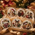 thumbnail image 5 of Christmas Diamond Painting Ornaments, 6 Pcs Wooden Pearl Diamond Art DIY Hanging Ornament Kit with Special Shaped Gems, Christmas Tree Decor Craft Gift, 5 of 9