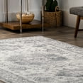 thumbnail image 6 of nuLOOM Parisa Vintage Medallion Bordered Area Rug, 6' x 9', Parisa Grey, 6 of 6