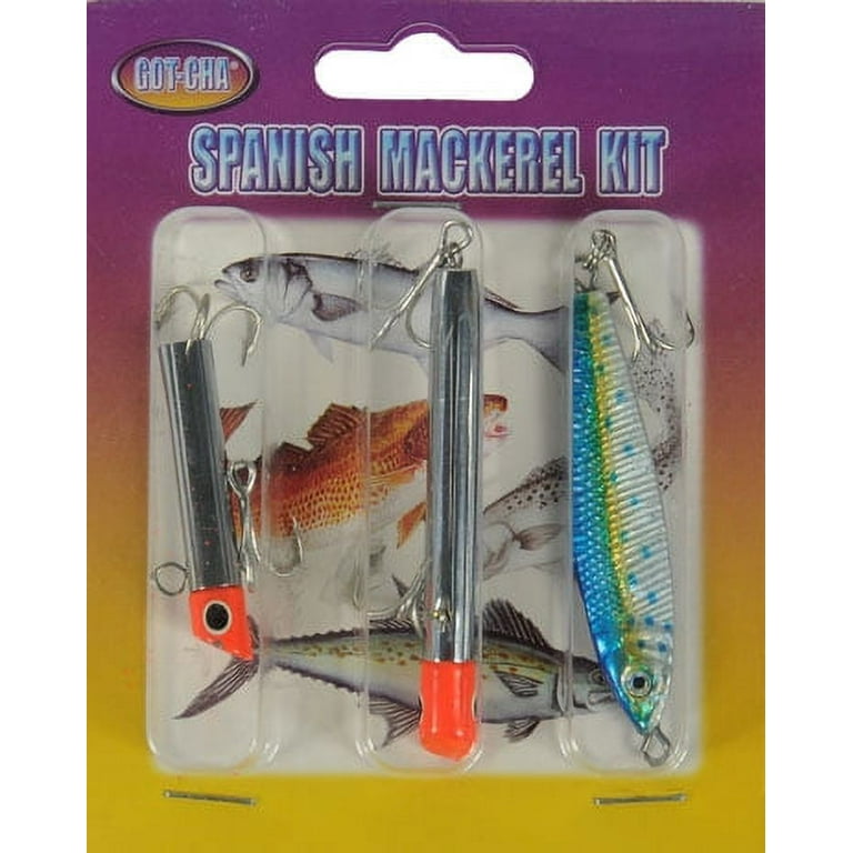 GOT-CHA GSMK Spanish Mackerel Kit 3 per Pack Includes G1601 G1001 