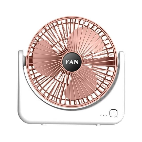Desk Fan, Strong Wind Ultra Quiet Portable Rechargeable USB Fan,Smart Display Table Fan for Bedroom,Office,Kitchen,Home,Outdoor