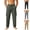 Army Green, variant on Men Drawstring Elastic High Waist Dual Zipper Flap Cargo Straight Leg Quick Dry Woven Pants Large Side Storage Pockets Windproof Industrial Outdoor Work Trousers XXXL
