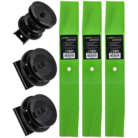 8TEN Blade Spindle Kit for AYP PP14H44 PP14H44A Tractors MK1014664