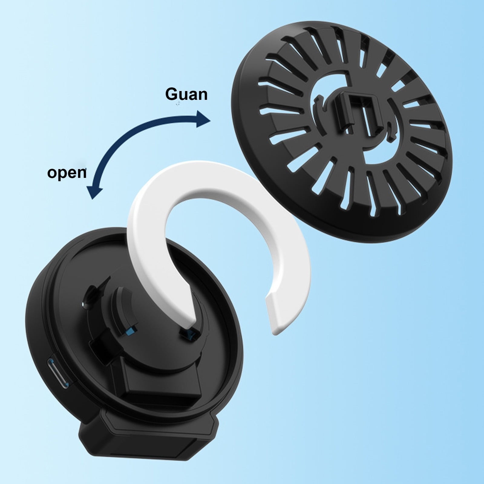 Car Aromatherapy Light Vent Clip Diffuser, LED Ambient Lamp Perfume Air Freshener Automotive Interior Decoration Accessory
