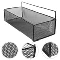 thumbnail image 1 of unbranded 1Jgo Organizador De Pared Para Y Cocina Color Negro Resistente Y Fácil De Instalar, 1 of 7