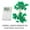 A, variant on Saint Patrick'S Day Decorations St. Patrick's Day Decorations Lights Leprechaun Hat Gold Coin String Light Green Yellow Light Battery Operated