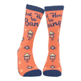 thumbnail image 4 of Women's Here to Bang Socks Funny 4th Of July Fireworks Pinup Novelty Footwear, 4 of 9
