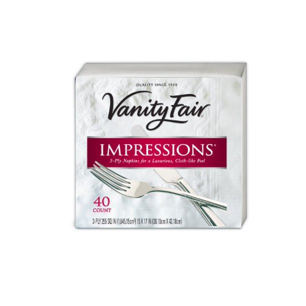 Vanity Fair Everyday Paper Napkins, 75ct