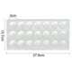 thumbnail image 5 of Xihbxyly Moldes de Chocolate con Forma de Rosa, Diseño 21 En 1 de Policarbonato, Plástico Transparente de Grado Alimenticio, Perfectos para Gelatina y Pasteles Pequeños, Postres para Bodas, Fáciles d, 5 of 7
