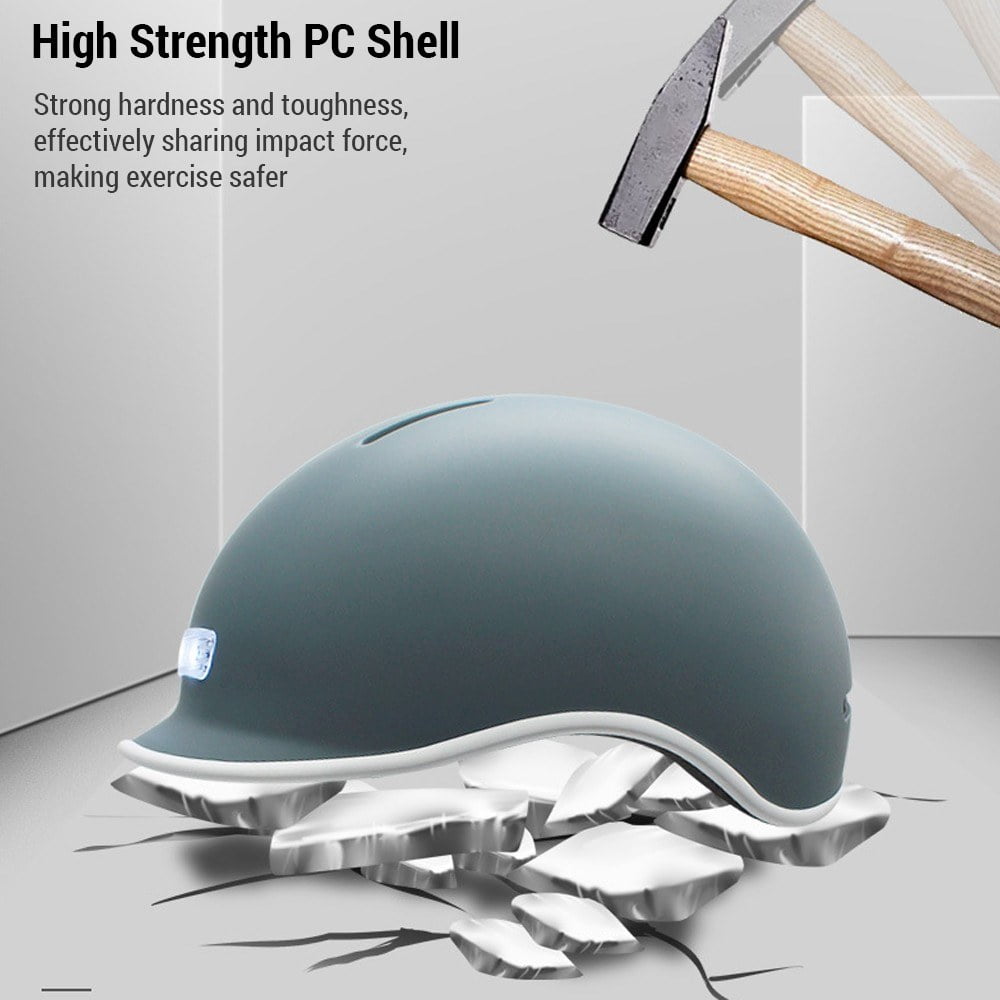 Lightweight Breathable Cycling Helmet with Night Warning Light