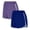 Purple#51, variant on YOIAVAIOY 2 Pack Women Running Athletic Shorts Gym Yoga Summer Active Dance Shorts Lightweight Casual Short Pants Hot Pink M
