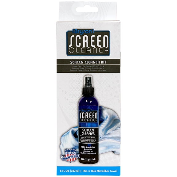 Bryson Screen Cleaner Kit for Electronics and Auto Displays, Household Cleaner Type