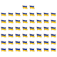thumbnail image 1 of Broche Bandera nacional de Ucrania Pasadores de solapa ucranianos Mochilas Insignias Oro, 1 of 2