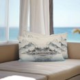 thumbnail image 4 of Outdoor Pillow Cover Mountain Set of 2 Waterproof Throw Pillowcases Lake Watercolor Landscape Decorative Patio Furniture Pillows for Couch Garden Indoor & Outdoor Use, 4 of 9