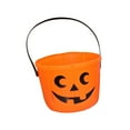 thumbnail image 4 of Cubo de calabaza de Halloween, decoración, suministros para fiestas, tarro, barril de dulces de Halloween, foto Cubo recto, 4 of 9