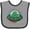 Heather and Black, variant on Inktastic Spaceship Funny Alien Outer Space Boys or Girls Baby Bib