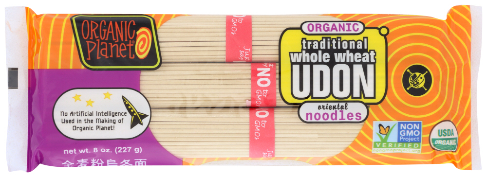 Organic Planet Traditional Whole Wheat Udon Oriental Noodles, 8 Oz ...