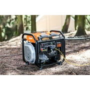 GENMAX 3500 Peak Watts-Gas Powered Open Frame RV Ready Inverter Generator，Quiet Technology, EPA Compliant GM3500Xi