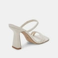 thumbnail image 4 of Dolce Vita Fort Ivory Embossed Stella Slip On Squared Toe Block Heeled Sandals (Ivory Embossed Stella, 10), 4 of 6