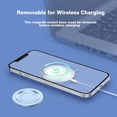 thumbnail image 2 of shiyou-Compatible with MagSafe Base for iPhone 16/15/14/13/12/Magnetic Base Plate Intended for Pop Socket Grip and Phone Ring Holder 【Removable for Wireless Charging】(Blk), 2 of 4