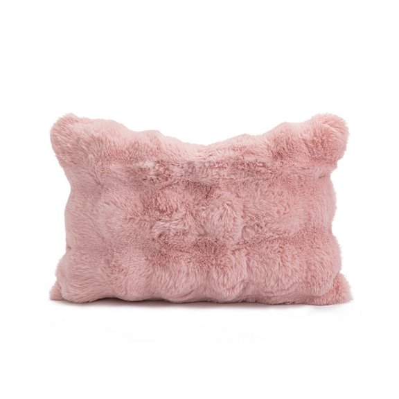 Zhuge Throw Pillow Cover 12x20 Decorative Cushion Case Farmhouse Pillowcase Modern Pillow Covers for Sofa,Couch, Pink
