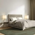 thumbnail image 5 of NEX Gold Bedside Table Lamps Modern with Hollow Base Fabric Shade, 5 of 8