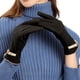 thumbnail image 2 of Guantes de lana de otoño e invierno para mujer, estilo coreano, de felpa de lana, resistentes al frío, a prueba de viento, de terciopelo, acolchados, con pantalla táctil, cálidos, 2 of 5