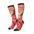 thumbnail image 2 of Fotbe Refreshing Watermelon Slices print Women's Men's Novelty Crew Socks Cotton Socks Knee High Socks for Walking,Running,Nurses,Pregnancy, 2 of 8
