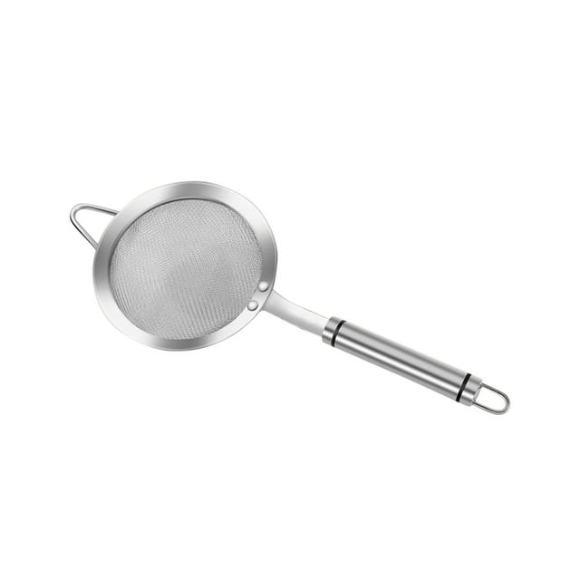 Cuchara Coladora Cuchara Coladora Para Alimentos Colador De Malla Fina Para Alimentos Uso En Cocina Colador De Malla Fina De Acero Inoxidable 304 Tamiz Para Alimentos Frutas Verduras